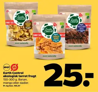 Netto Earth control tørret frugt tilbud