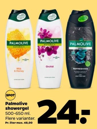 Netto Palmolive bodyshampoo tilbud