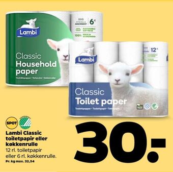 Netto Classic toiletpapir tilbud