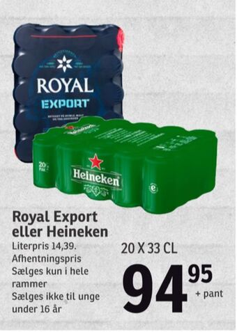 Heineken øl