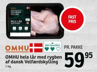 SPAR Omhu kyllingelår tilbud
