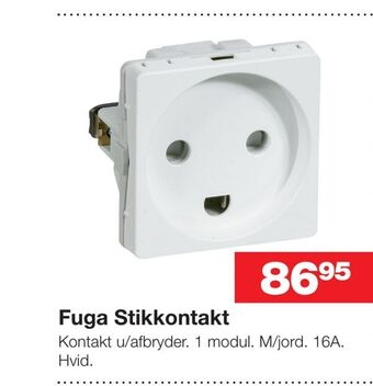 Bauhaus Fuga stikkontakt tilbud