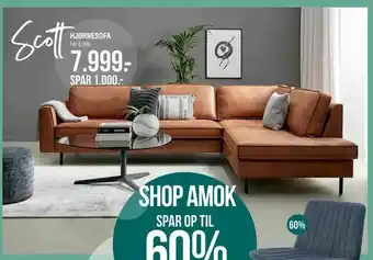 Ilva Scott Hjørnesofa tilbud