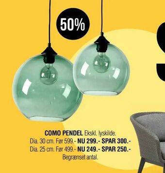 Ilva Como pendel tilbud