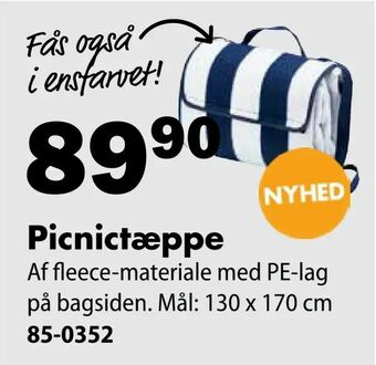 Biltema Picnictæppe tilbud
