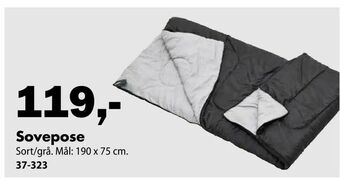 Biltema Sovepose tilbud