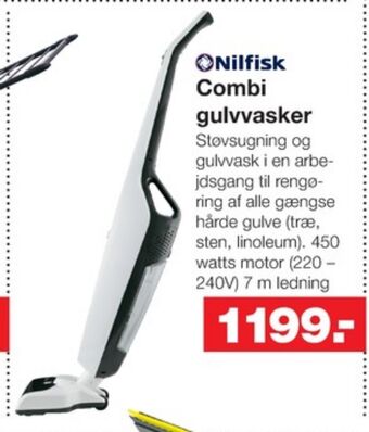 Bauhaus Nilfisk gulvvasker tilbud