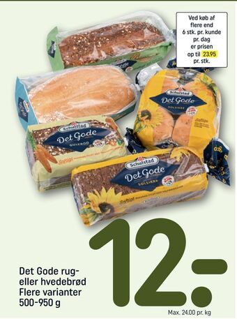 REMA 1000 Det gode rug eller hvedebrød tilbud