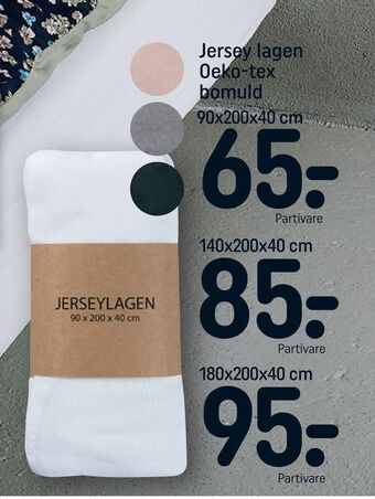 REMA 1000 Jersey lagen oeko-tex bomuld tilbud