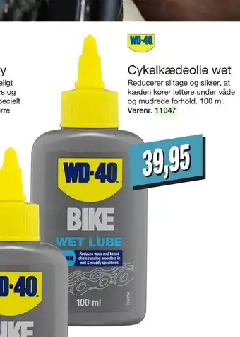 Cykelkædeolie wet