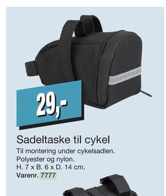 Harald Nyborg Sadeltaske til cykel tilbud