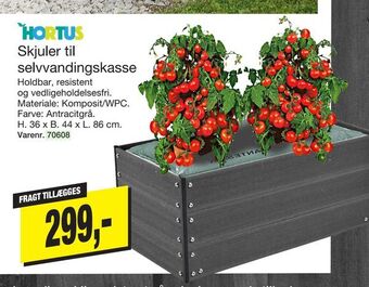 Harald Nyborg Skjuler til selvvandingskasse tilbud