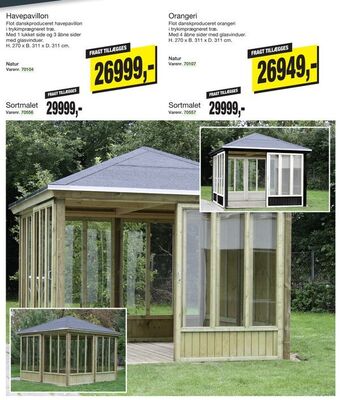 Harald Nyborg Havepavillon tilbud