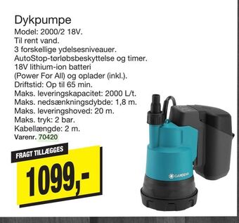Harald Nyborg Dykpumpe tilbud