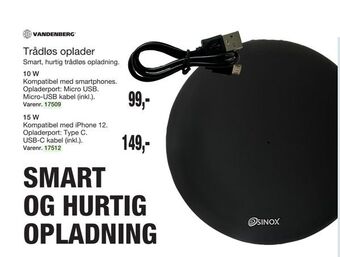 Harald Nyborg Trådløs oplader tilbud