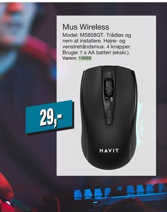 Harald Nyborg Mus wireless tilbud