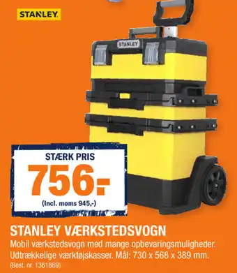 Stark Stanley Værkstedsvogn tilbud