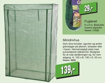 Harald Nyborg Minidrivhus tilbud