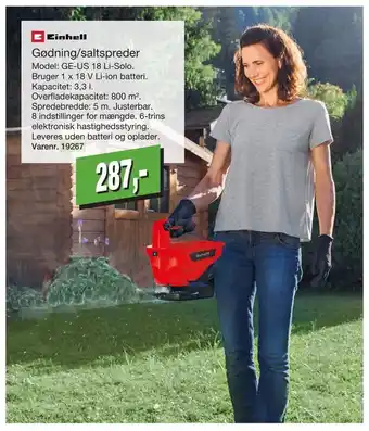 Harald Nyborg Gødning/saltspreder tilbud