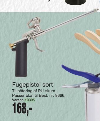 Harald Nyborg Fugepistol sort tilbud