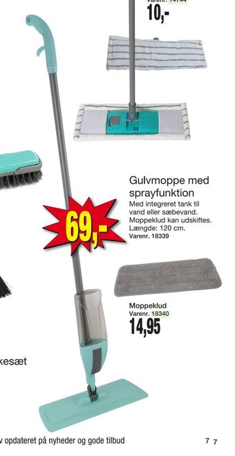 Harald Nyborg Gulvmoppe med sprayfunktion tilbud