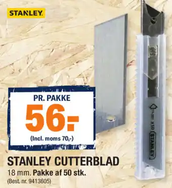 Stark Stanley Cutterblad 18 mm tilbud