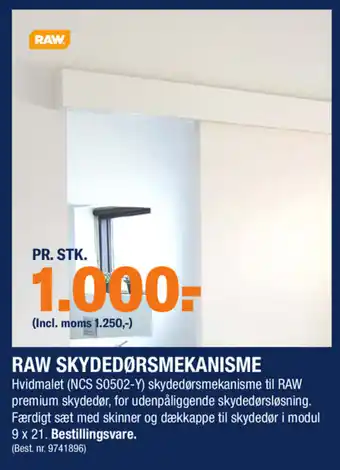 Stark Raw Skydedørsmekanisme tilbud