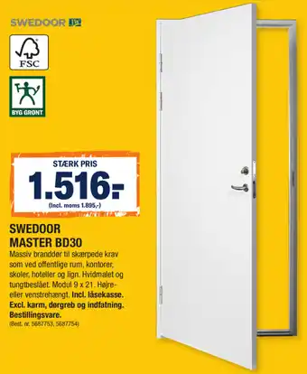 Swedoor Master Bd30