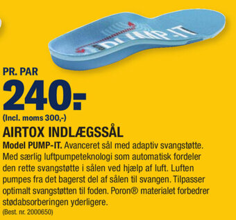 Stark Airtox Indlægssål tilbud