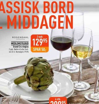 Imerco Grand cru vinglas tilbud