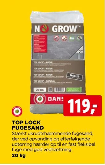 jem & fix Top lock fugesand tilbud
