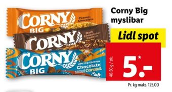Lidl Corny myslibar tilbud