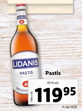 Lidanis pastis