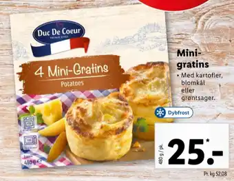 Lidl Duc de coeur gratin tilbud