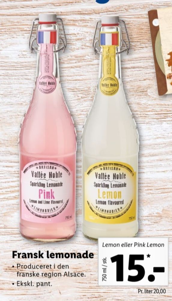 Artisanal lemonade limonade tilbud hos Lidl