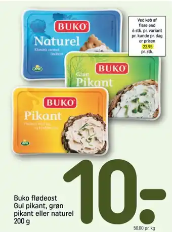REMA 1000 Buko flødeost pikant tilbud