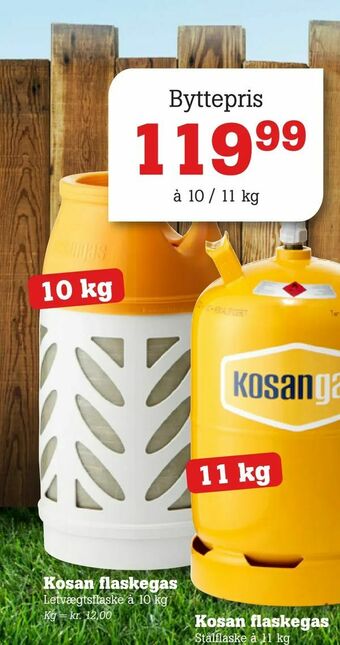 Poetzsch Padborg Kosan flaskegas tilbud