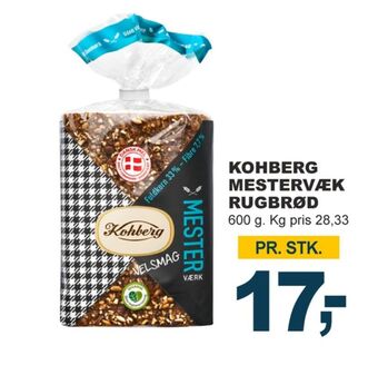 Mesterværk rugbrød-skiver