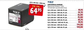 jem & fix Nkt fasteners skruer tilbud
