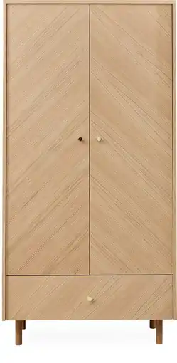 Ilva Maly garderobeskab 100 x 200 x 58 cm tilbud