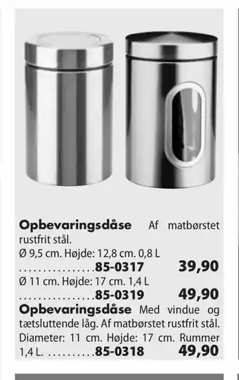 Opbevaringsdåse