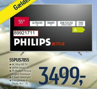 Føtex Philips 55pus7855 tilbud