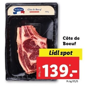 Lidl Côte de boeuf tilbud