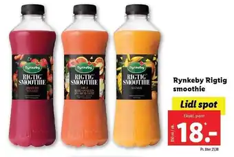 Lidl Rynkeby rigtig smoothie tilbud