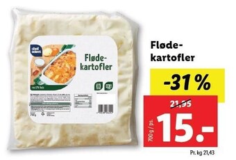 Lidl Flødekartofler tilbud