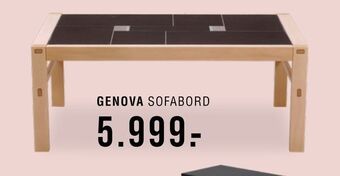 Ilva Genova sofabord tilbud