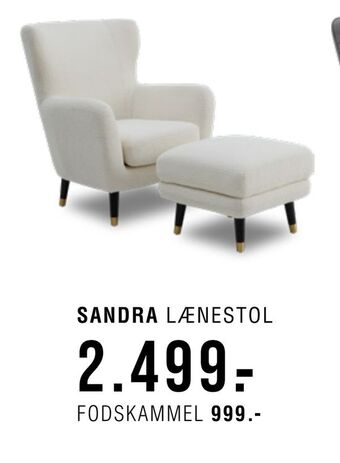 Ilva Sandra lænestol tilbud