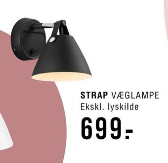 Ilva Strap væglampe tilbud