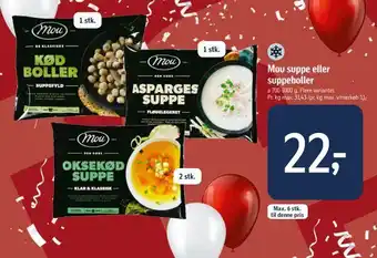 Føtex Mou suppe eller suppeboller tilbud