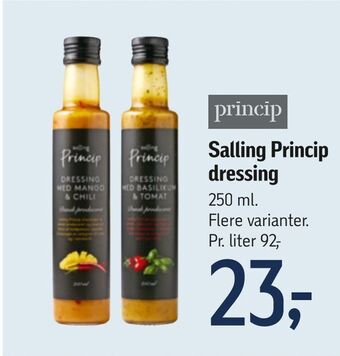 Føtex Salling princip dressing tilbud